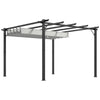 3x3(m) Pergola Gazebo Awning Canopy Garden Sun Shade Shelter Aluminium