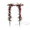 Outdoor Metal Garden Arch Gothic Arbor Garden Trellis For Climbing Plant Growing