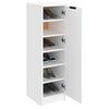 Modern Wooden Narrow 1 Door Hallway Shoe Storage Cabinet Unit Organiser Wood