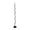 Black Twist Floor Lamp Living Room Light Integrated LED Standard Standing Light