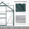 Polycarbonate Walk-In Garden Greenhouse Aluminum Frame w/ Slide Door 6 x 10ft