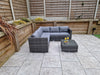 Signature Weave Garden Grey Compact Corner Sofa Set & Coffee Table RRP £1012