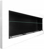 Bio Ethanol Fireplace Biofire Fire Wall Glass Modern Stylish 1400 x 400 5