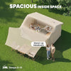 Inflatable Tents 4 Season Blow Up Tent 6-8 Person Khaki