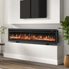 40/50/60/70/80/100 Inch Insert/Wall Mounted LED Fireplace Wall Inset Into Fire