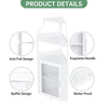 Corner Bar Cabinet with Wine Rack & Glass Holder,4 Tier Bar Unit with Mesh Door