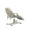 White Massage Table Bed Hydraulic Couch Beauty Salon Recliner Chair with Stool