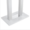 Caprice High Gloss Bar Table Rectangular In White