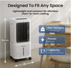 Portable Air Cooler with Humidifier & Air Purifier for Home & Office 10L TANK
