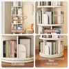 4-Layer 360° Rotating Bookshelf Bookcase Display Floor Standing Storage Rack