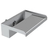 300mm Stainless Steel Waterfall Water Blade Cascade Koi Fish Pond Back Inlet