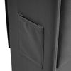 LED Upholstered Bed 6ft Super King Bed with Hydraulic Storage & Headboard, Grey