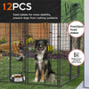 Outdoor Large Dog Kennel Pet House Puppy Training Run Cage PlayPen w/ Shed Cover