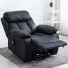 CHESTER DUAL MOTOR RISER ELECTRIC LEATHER RECLINER ARMCHAIR HEATED MASSAGE CHAIR