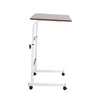 Height Adjustable Laptop Desk Mobile Bedside Table Overbed Computer Stand Office