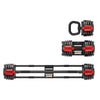 Adjustable 3 in 1 Dumbbell Weights Quick Select Barbell Kettlebell Kit (24kg)