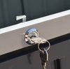 Garden Large Metal Pent Roof Storage Shed Lockable Outdoor Tool Bike Wheelie Bin