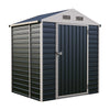 Garden Shed Steel Apex /Pent Tool Equipment Organize with Vents Door Anthracite