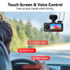 A6 2.5K Dash Cam 3 Channel Dash Camera, 5.8GHz WiFi,3" Touch Screen
