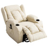 CAESAR DUAL MOTOR RISER RECLINER LEATHER MOBILITY ARMCHAIR MASSAGE HEATED CHAIR