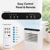 EMtronics 9000BTU Portable Air Conditioner Dehumidifier Fan and Window Vent Kit