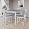 Solid Wooden Dining Table and 2 4 Chairs Set Home Kitchen Furniture