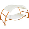 Hammock Garden Swing Chair 2 Person Hanging Seat Lounger Sun Canopy Washable