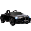 BMW i4 Licensed 12V Kids Electric Ride-On Car w/ Remote Control - Black