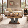 Square Coffee Table, 31.5-Inch Modern Wood Center Tea Table for Living Room