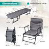 Lounge Sleeper Bed w/6-Position Adjustable Backrest