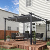3x3(m) Pergola Gazebo Awning Canopy Garden Sun Shade Shelter Aluminium