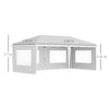 3 x 6m Heavy Duty Gazebo Marquee Party Tent with Storage Bag Grey