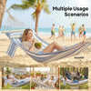 Cotton Hammock, Soft Portable Swing Chair w/Headrest, Refurbished