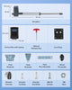 CO-Z Electric Driveway Gate Openers with Remotes for Doors up to 600kg