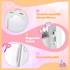 Kids Jewelry Cabinet Standing Children Jewelry Organizer w/Drawer-White