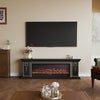 Electric Fireplace With 70in TV Stand Unit Cabinet Fire Logs Heater Flame 10 LED