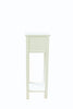 Slim NightStand White Drawer Shelf Cabinet White Furniture Wood Painted Bedside