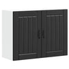Kitchen Wall Cabinet Lucca Black Engineered Wood