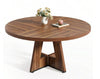 Tribesigns Round Dining Table Kitchen Table, 120 cm Dining Room Tables