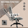 Office Chair w/ Heating Massage Points and Lumbar Support Grey
