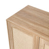 Rattan 2 Doors Sideboard Cabinet Home Storage Cupboard Buffet & 3 Drawers Unit