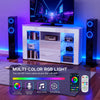 Modern Corner TV Unit Stand Entertainment Center LED Cabinet High Gloss TV Guxqi