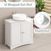 Modern Sink Organizer Storage Cabinet Under Sink Cabinet-White