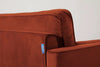 Swyft Model 02 Loveseat Sofa - Brick Velvet RRP £1199