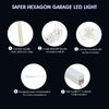 14 Hexagon LED Lighting Detailing Garage Workshop Retail Car Showroom UK
