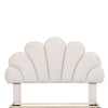 3ft Single Upholstered Bed Frame with Headboard, Solid Wood Slat, Velvet, Beige