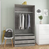 Wardrobe Clothing Cabinets Shelf Hangers Open Wardrobe Home Unit Storage W3I8