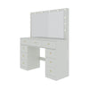 Dressing Table With Drawers Mirror Stool Set Makeup Desk Vanity Table Bedroom