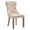 4 Pcs Velvet Dining Chairs High Back Wooden Legs for Home Dining Room Kitchen