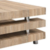 Borneo Wooden Coffee Table Square In Sanremo Oak
